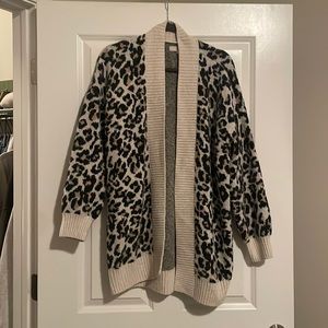 LOFT Leopard Sweater